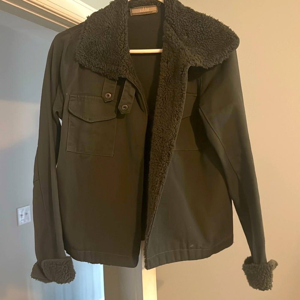 Women’s size medium olive green jacket